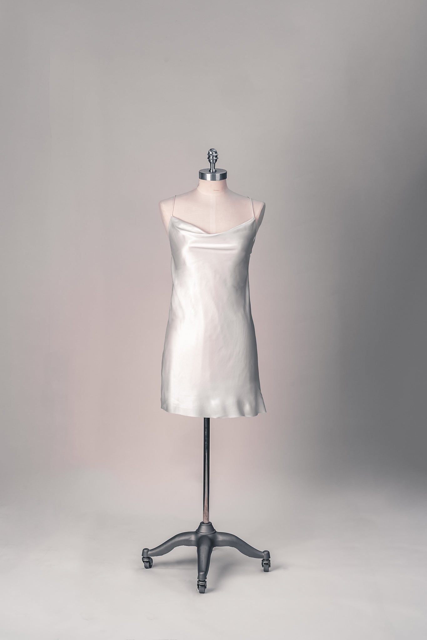 Perfect Cowl Neck Little White Dress - OV Paris